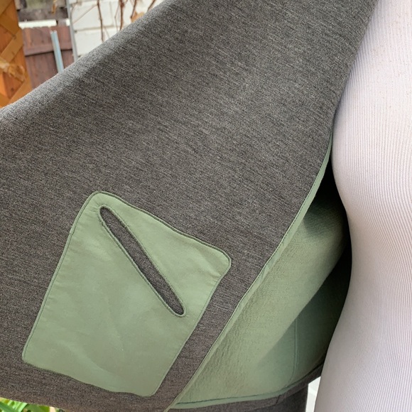 Soft Surroundings Kenosho Jacket Gray Green Size Medium - Picture 4 of 11
